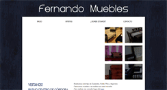 Desktop Screenshot of fernandomuebles.com