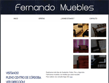 Tablet Screenshot of fernandomuebles.com
